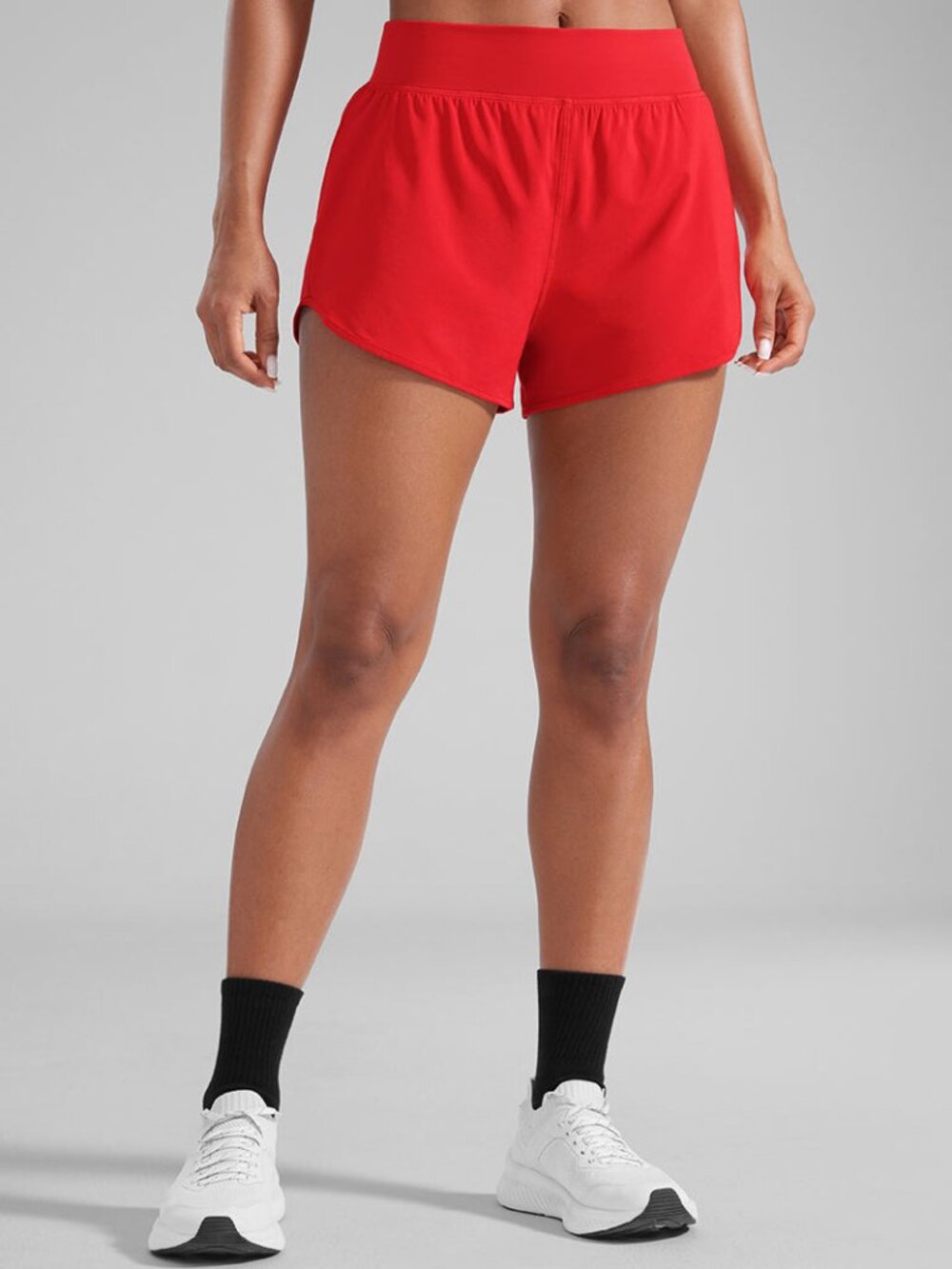 Feathery-Fit Soft Liner Zipper Pocket Shorts 3''